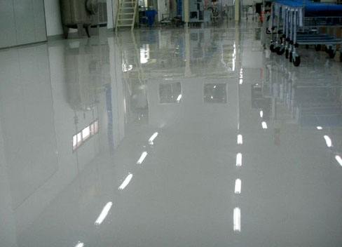 广州工厂车间施工环氧地板漆的工序